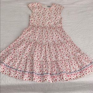 Jacadi tiered skirt baby doll dress size 10